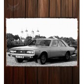 Металлическая табличка Fiat 130 Coupe UK-spec